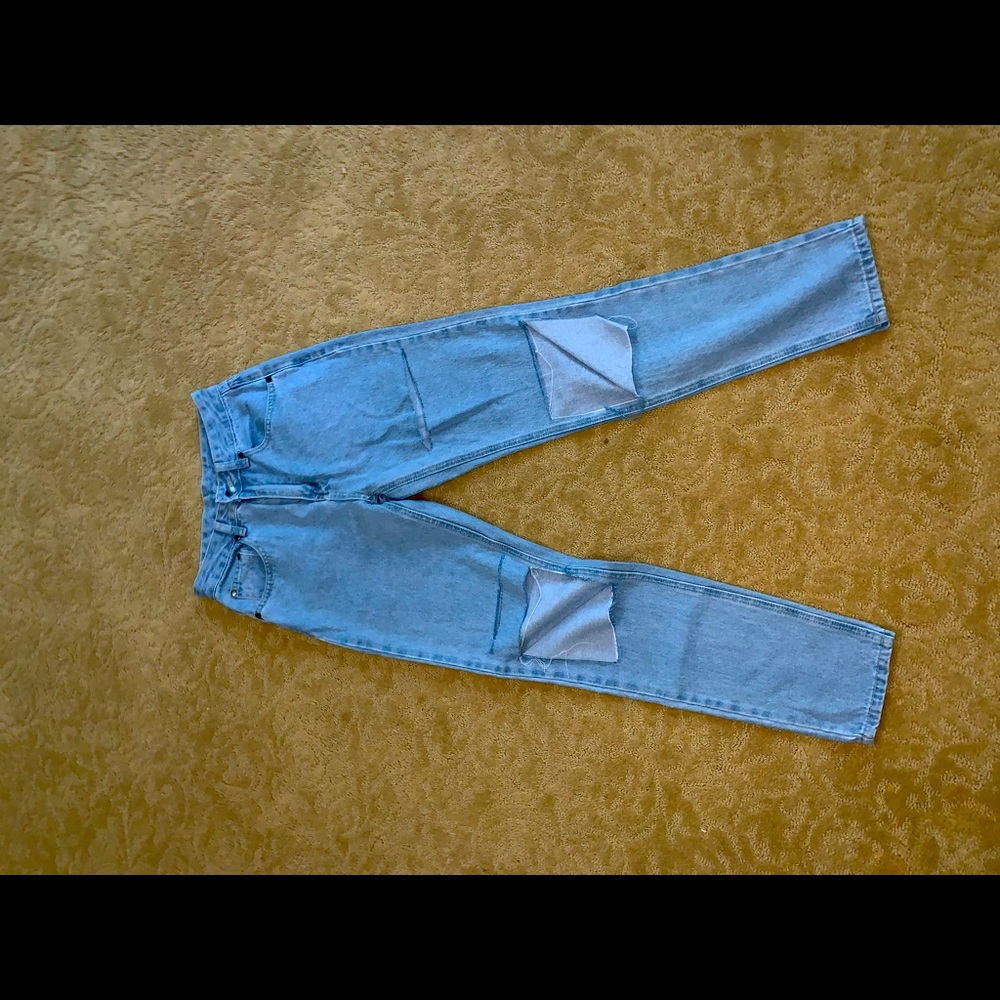 Fitted boyfriend jeans